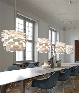 ... Danish Designed Flower Pendant with 4m Flex