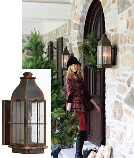 Rectory Style Outdoor Wall Lantern - 3 Sizes