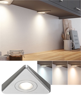 Triangular LED Undercabinet Lights - Low-Profile Design