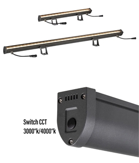 Exterior CCT Linear LED Wallwasher - In Two Lengths and Connectable