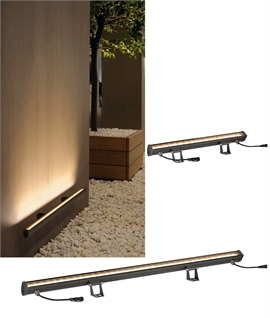 Exterior CCT Linear LED Wallwasher - In Two Lengths and Connectable