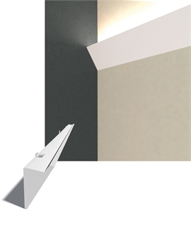 LED Plaster Cornice Uplight - Cale