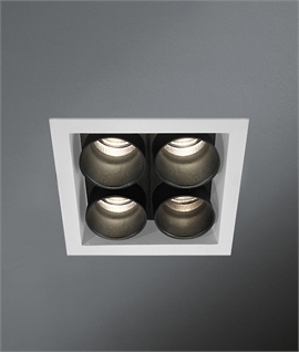 Low Glare Controlled Beam Downlight - Square Bezel