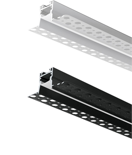 Low-Glare Profiles In Aluminium for Comfort LED Strip Lighting