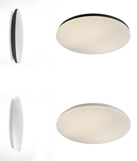 Large Low Profile LED Round Flush Light for Wall or Ceiling Dia 550mm