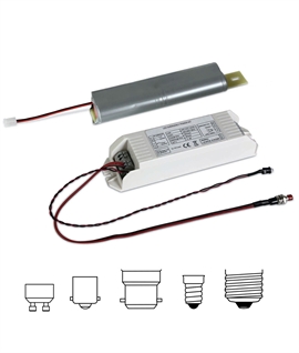 Add-on Remote Emergency Conversion for E27 and GU10 LED Fixtures