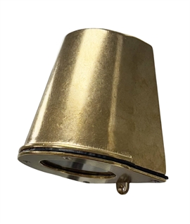 Solid Brass No Glare Mast Wall Light IP54 Rated - 3 Options