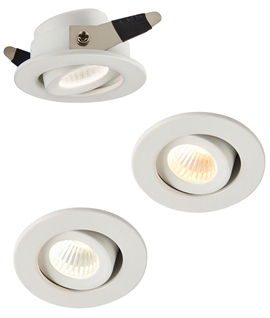 Compact Micro Tilt LED Downlight - 50mm with a Punch