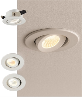Compact Micro Tilt LED Downlight - 50mm with a Punch