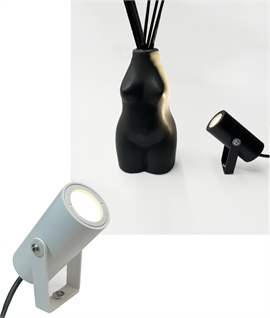 Miniature Compact LED Spotlight - Satin Black or White