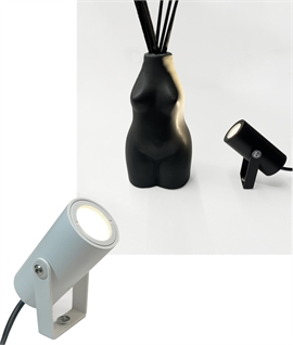 White Miniature Compact LED Spotlight