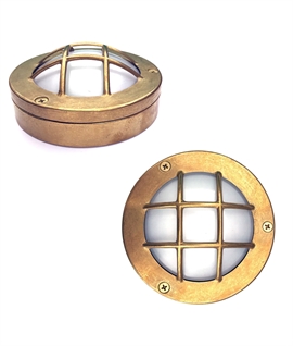 Solid Brass Miniature Mains G9 Bulkhead Light