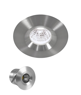 Aluminium 3W COB LED recessed spot IP65.