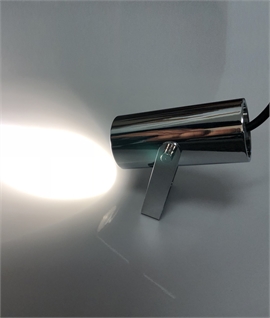 Miniature Compact LED Spotlight - Chrome or Satin Nickel