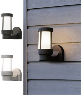 Modern Exterior Bracket Wall Light in Two Finishes