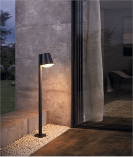 Modern Exterior Garden Bollard - Great for Paths and Flowerbeds