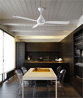 Modern Ceiling Fan with 3 Blades - Two Finishes