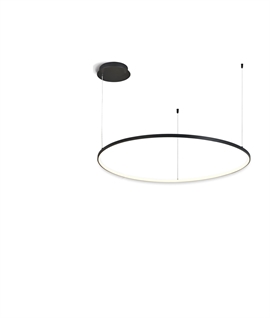 Modular LED Ring Light Pendant - Dimmable Single Ring 1000mm