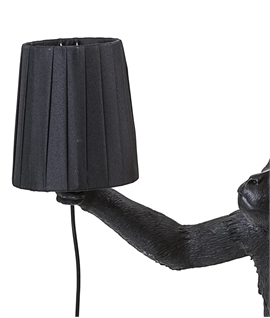 Seletti Black Monkey Indoor Lampshade