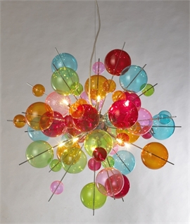 Multi-Coloured Bauble Explosion Chandelier