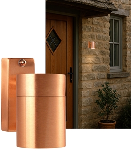 Natural Copper Wall Mounted Downlight for GU10 Lamps IP44