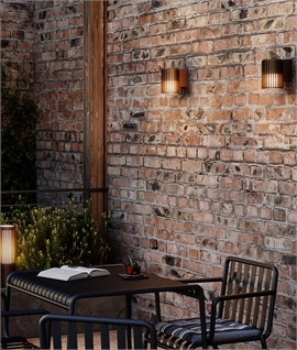 Coastal Safe - Sculptural Aluminum Exterior Wall Light