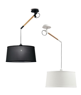 Quirky Single Light Pendant - Ultimately Adjustable to Suit your Space