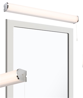 LED Over Mirror Light With Pull Cord