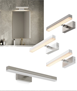 Bathroom Over Mirror Light with Nightlight Option in Two sizes