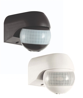 Indoor & Outdoor Stand-Alone PIR Sensor - 180° IP44 Rated Motion Detector