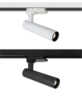 9w Sleek Design LED Track Pencil Spot for 3 Circuit Track