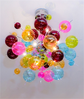 Multi-Coloured Bauble Explosion Chandelier
