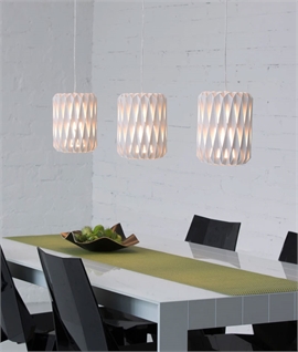 Pilke 180mm Single Pendant - Birch and Plywood