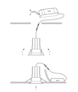 Pin Hole Downlight - 40mm, 40 Degree Beam, 360 Lumens with Zero Glare Pin Hole Downlight - 40mm, 40 Degree Beam, 360 Lumens with Zero Glare
