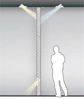 Micro Blade 63 Angled Recessed Profile for LED Tape