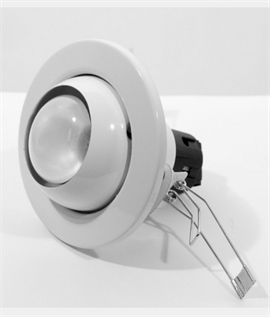 Adjustable Recessed Eyeball Spotlight designed for R80 Mains