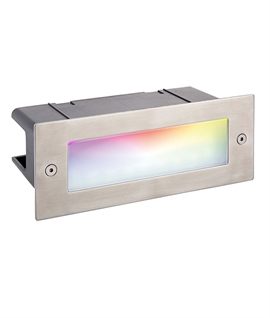 Low Level Colour-Adjustable Light for Brick Walls - App and Alexa Control 