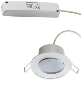 Recessed Compact Movement Detecting Microwave Sensor 360 degrees