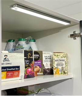 Linear Rechargeable Light for Cupboards & Wardrobes - Built-In PIR Movement Sensor