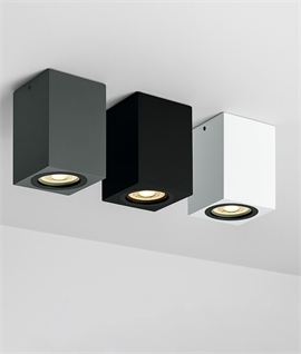 Budget Ceiling Mounted Cube Downlight - IP65 Rated