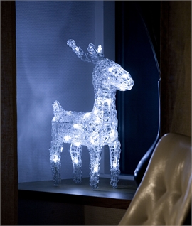 Acrylic LED Reindeer 440mm High