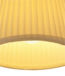 Pleated Fabric Small Light Pendant - Flos Romeo Babe Soft