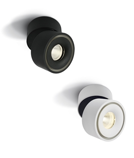 Surface Mounted Adjustable Spotlight with Tilting Head 78mm - 8W 25° CCT LED