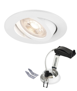 4-Pack SLV New Tria 68 Adjustable Downlight for GU10 Lamps