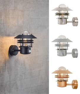 Scandinavian Louvre Design Light with PIR Sensor