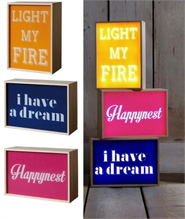 Lighthink Box - 3 Phrases & Blank for Own Message