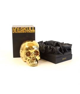 Memorabilia Gold My Skull by Seletti 