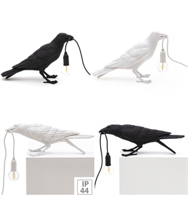 Bird Lamp by Seletti - Playing and Waiting IP44 Rated