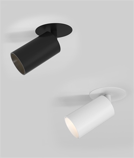 Semi-Recessed LED Adjustable Single Spot - Clean and Stylish Installation