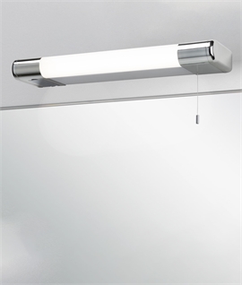 Shaver Light Doubling as Wall Shelf with Hidden USB 5v Sockets & Shaver Charger 